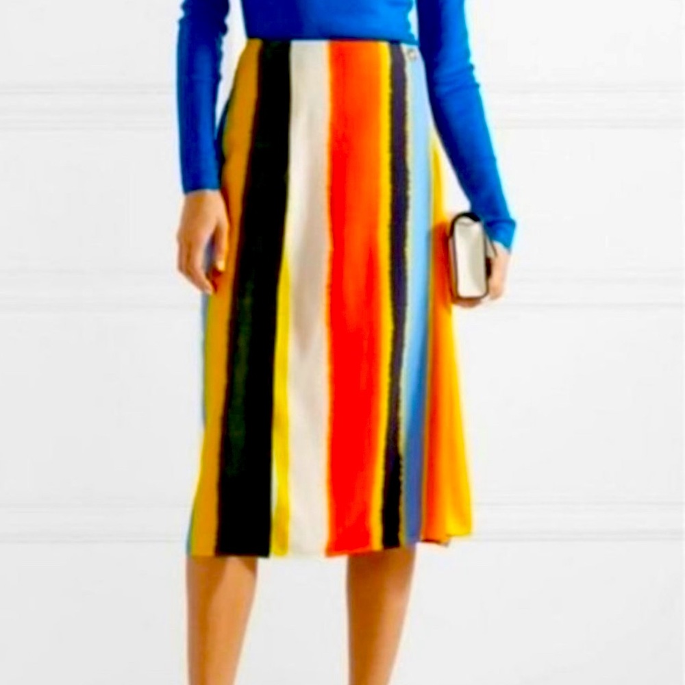 Tory Burch Multicolor Striped Skirt